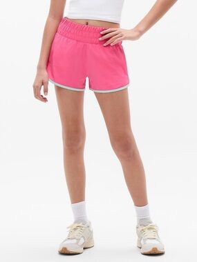 Athleta Girl Run Free 2.5” Shorts Cerise L 12 Lined Running
